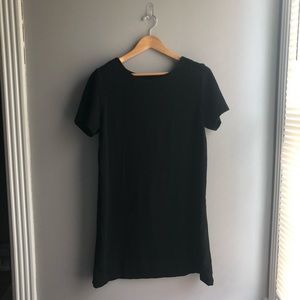 Bobeau Black Short Sleeve Dress